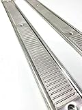 Live Fast Supply Company Pair (2) Truck Door Sill Plates Compatible with Ford Pickup Truck 1973-1979