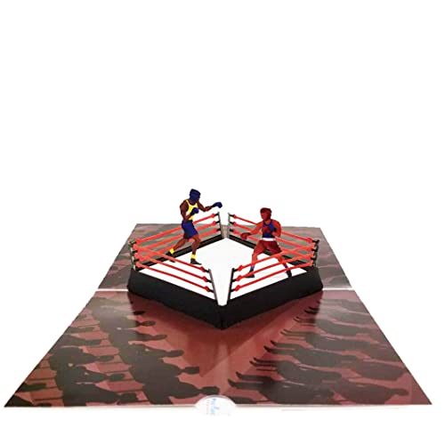 POP CARD EXPRESS Boxing Birthday Card - Thank You, Birthday, Father's Day, Congratulations, Anniversary Day, Retirement, Boxing Game Lovers