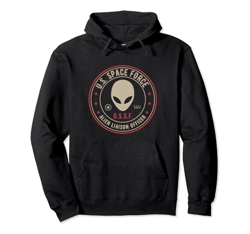US Space Force Alien Liaison Officer Christmas gift Pullover Hoodie