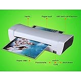 Laminator Machine,Portable A4 Laminating Machine with 50 Laminator Pouches A4, 280mm/min Speed with Hot 2 Rollers, Max 230mm(A4 Size) Width for Documents/Photos/Cards