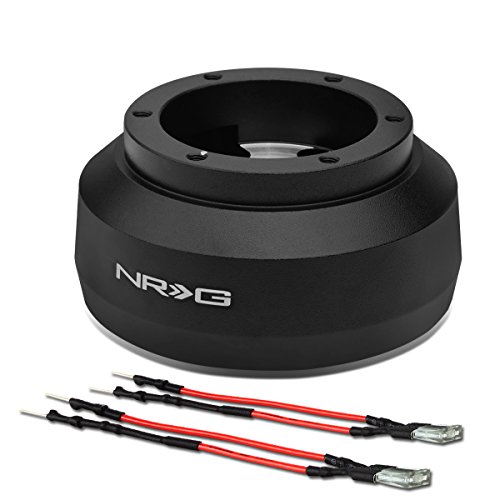 Auto Dynasty Replacement for Porsche 911/944/968/986 Powder-Coated NRG Steering Wheel 6-Hole Hub Adapter Kit