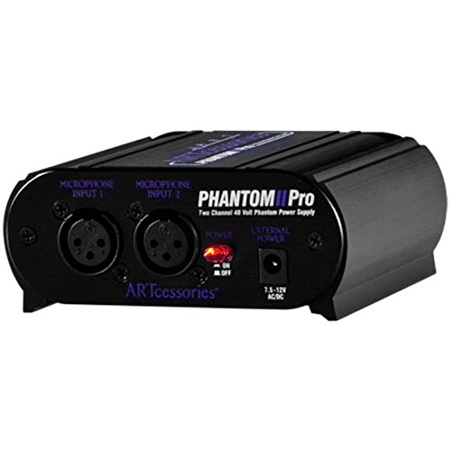 ART Phantom II Pro 2-Channel 48V Phantom Power Supply