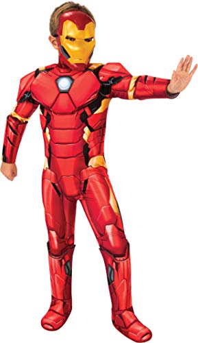Rubies Boy's Marvel Avengers Deluxe Iron Man Costume, Small