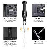 Precision Screwdriver Set, Laptop Screwdriver Kit, JAKEMY 164 in 1 Professional Computer Screwdriver Repair Kit with T6 Torx Screwdriver for MacBook, iPhone, Watch, Camera, Eyeglass, Xbox, DIY