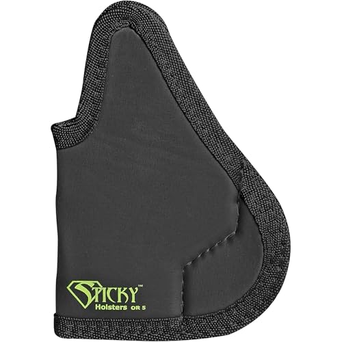 Sticky Holsters Concealment Holster for Men and Women - OR-5 - Fits Glock 42,43,43X,26,27, Ruger Max 9, Sig Sauer P365 and Similar with Optic Setups - Ambidextrous - IWB/Pocket Carry