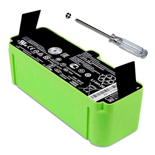 3300Mah Battery for iRobot Roomba 600 700 800 900 Series 960 801 805 850 860 877 890 891 895 780 775 760 695 680 675 640 Lithium ion Battery Replacement Series 4376392 4INR 19/65 14.14V