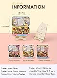 Kisoy Dollhouse Miniature with Furniture Kit, Handmade DIY House Model for Teens Adult Gift (Candy Adventure)