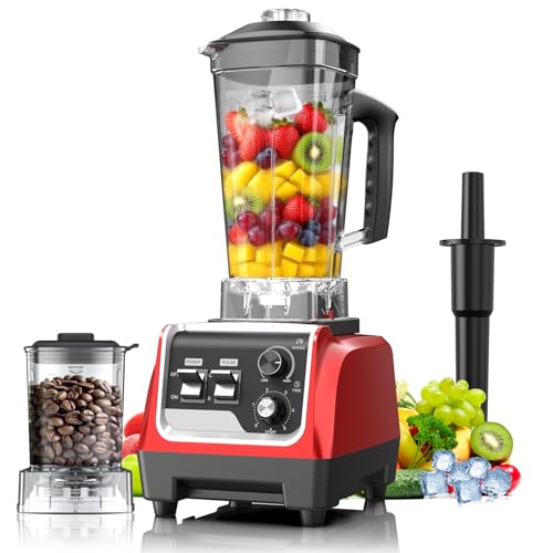 H-Duka Blender for Smoothies with 1800 Watt Motor Powerful Countertop Blenders for Kitchen 70OZ Large Capacity Smoothie Blender and Grinder Combo for Ice Crush Frozen Drinks Puree