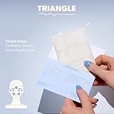 Smoothies Triangle Wrinkle Patches for Face Overnight - Facial Patches for Elevens, Crows Feet and more, 144 Facial Adhesives per Box - Face Tape, Made in the USA