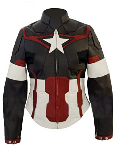APPAREL HIT Captain Women Designer Superhero Girl Stylish Faux Leather Jacket Black
