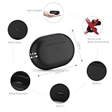 Jinstyles Charging Case Replacement Compatible with Beats Studio Buds, Charger with Bluetooth Pairing Sync Button & 660mAh Built-in Battery (Not Include Beats Studio Buds) Black