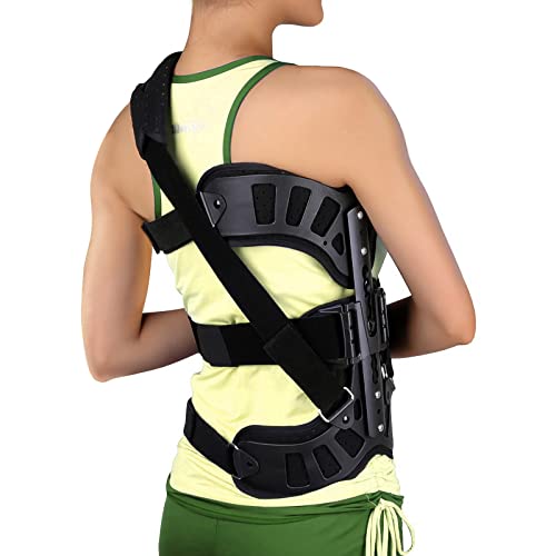 Scoliosis Posture Corrector, Adjustable Back Cerviacal Scoliosis Appliance Fixed Brace for Kyphosis, Osteoporosis, Postoperative Recovery Men and Women