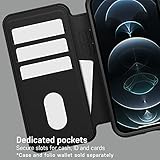 OtterBox Detachable Folio Wallet (Case Sold Separately) for MagSafe - iPhone 12 Mini - Black