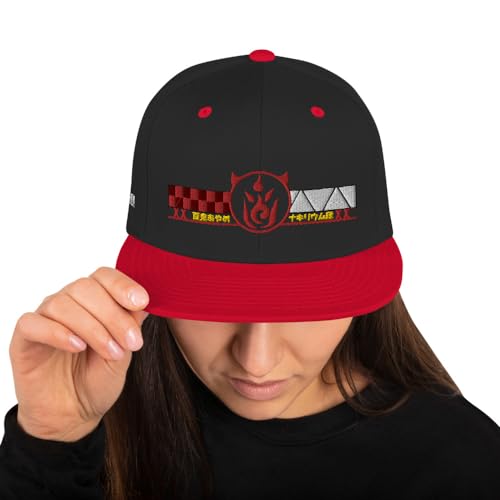Zirus Art Hololive Ayame Nakiri - New Outfit Ver Snapback Hat Black/Red