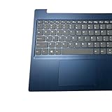 Wzqrps Replacement for Lenovo IdeaPad 3 15IML05 15IIL05 15ADA06 15ARE05 Laptop Upper Case Palmrest Non-Backlit Keyboard Touchpad Assembly Part 5CB0X57536 5CB1D03528 5CB0X57656 Blue