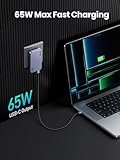 UGREEN Nexode Pro 65W USB C Charger Flat, 3-Port Slim GaN Compact Fast PPS Wall Charger for iPhone 16/15/14, MacBook Pro/Air, iPad Pro, Galaxy S24/S23/Note20, Pixel 9/8, Steam Deck