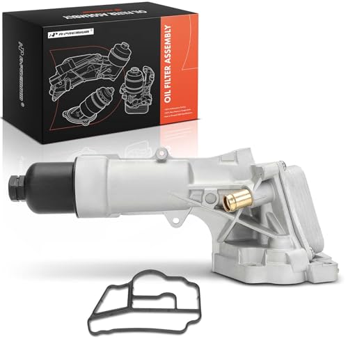 A-Premium Engine Oil Cooler and Oil Filter Housing [with Gasket] - Compatible with Mercedes-Benz Vehicles 2004 2005-1.8L