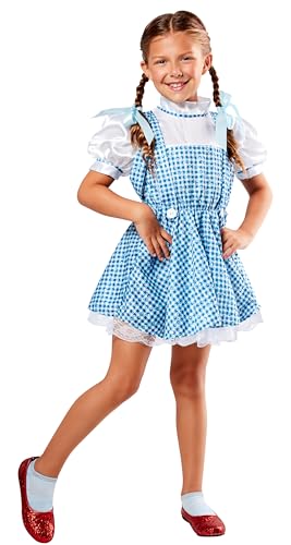 Rubies Girl's Wizard of Oz Dorothy Sequin Costume Dress, Small