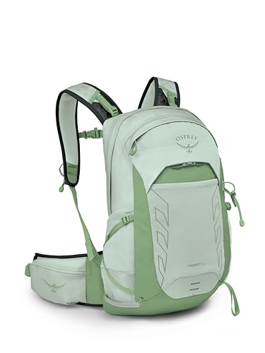Osprey Tempest 22L Women's Lightweight Hiking Backpack with Hipbelt, Frosty Mint Green/Botanica