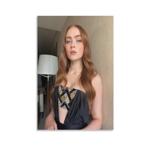 Actress Sadie Sink Poster 3 Canvas Wall Art For Room Aesthetic And Decor Poster For Bedroom Living Room Bathroom Kitchen Office Decor 24x36inch(60x90cm) Unframe-style