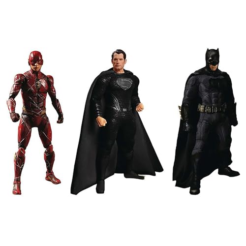 Mezco Zack Snyder's Justice League 1/12 Deluxe Steel Box Set 15-17 cm Figures