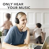 Soundcore Anker Life Q20 Hybrid Active Noise Cancelling Headphones, Wireless Over Ear Bluetooth Headphones, 60H Playtime, Hi-Res Audio, Deep Bass, Memory Foam Ear Cups, Travel, Office, USB-C Charging