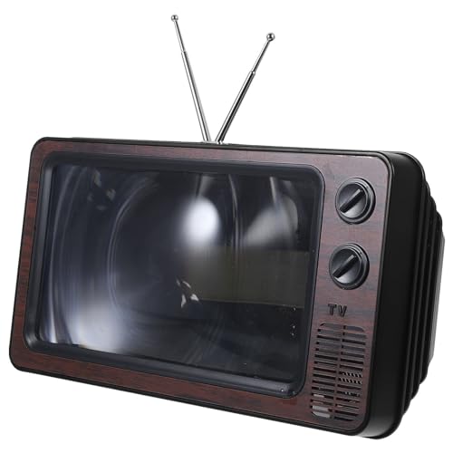 LODPWUY Watch TV Amplifier TV Set Screen Magnifier for Smartphone Phone Accessories Vintage Wood Magnifier for Cell Phone Video Intelligent pp Foldable Tool Cell Phone