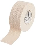 Johnson & Johnson Elastikon Elastic Tape, 1" x 2.5 Yards, (1" x 5 Yards Stretched), Reliable Compression for Support of Sprains, Strains, and Muscle Injuries, Case of 12 Rolls