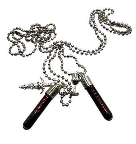 Blood Vial Pendant Kit - Lovers - Includes Anticoagulant - Complete DIY Blood Vial Necklace Kit - Blood Bonding - Bonded Through Symbolism - Weddings - Anniversary - Birthday - Ritual Kit- Ritual