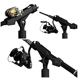 2 Pack Fishing Rod Holder with Track Mount Universal T-Shaped Screw Mounted on Rail for Kayak, Canoe, Fishing Boat (2Pack Rod Holders)