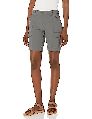 Dickies Women's Cooling Cargo Shorts, Graphite, 6