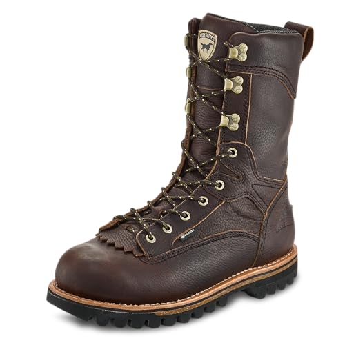 Irish Setter, Elk Tracker, Men’s, 12", Waterproof, Insulated 1000g, Hunting Boot, Brown, 10.5 D (Medium)