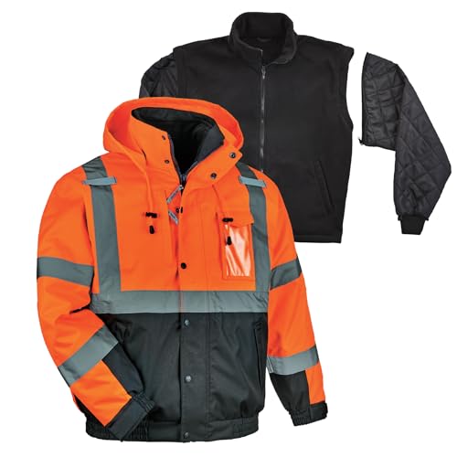 Ergodyne Standard Jacket, Orange, X-Large