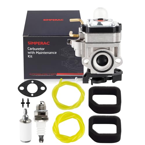 SIMPERAC RY38BP Carburetor for Ryobi 308054129 RY38BP 38cc Backpack Blower RY38BP Parts with Air Filter Kit