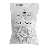 M MOACC Cake Tools 36 Piece Fondant Cake Cookie Plunger Sugarcraft Flower Leaf Butterfly Heart Shape Decorating Mold DIY Icing Plunger Tools