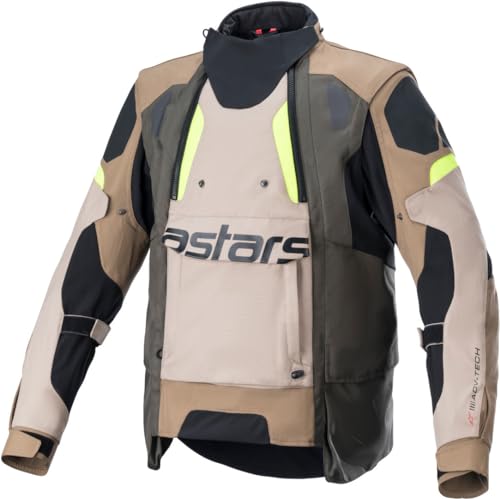 Alpinestars Halo Drystar Jacket (LARGE) (BLACK/SAND/YELLOW)