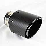 Black Chrome Carbon Axle Back Muffler Exhaust for BMW F30 F32 335i 435i 12-16