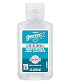 Germ-X Original Hand Sanitizer, Kids Hand Sanitizer, Non-Drying Moisturizing Gel with Vitamin E, Instant and No Rinse Formula, Bulk Mini Travel Size for On-The-Go, 2 Fl Oz (Pack of 48)