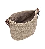 The Sak Sequoia Hobo Bag - Hand Crochet Women's Handbag for Everyday & Travel - Durable, Large Purse With Shoulder Bag Strap & Zipper Pocket - Bamboo