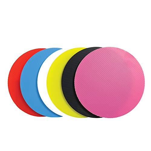 10 Pack Round Cake Boards 6 inch, 8 inch or 10 inch Multiple Colors, Reusable Corrugated Plastic (White, 8)