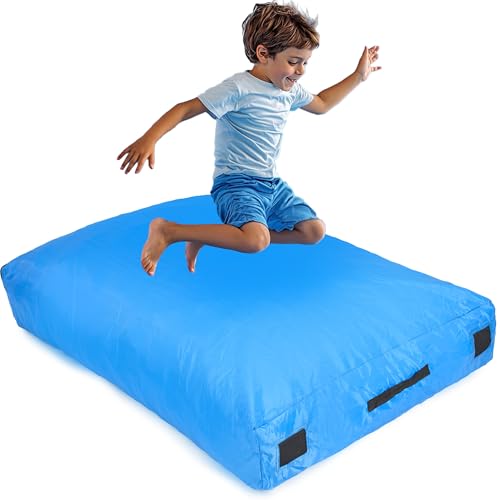 ODOXIA Crash Pad for Kids Sensory | 4Ft x 3Ft | Autism Sensory Crash Pad for Jumping & Play | Crashpad | Soft Foam Landing for Kids | Giant Pillow & Mat | Also for Climbing & Gymnastics