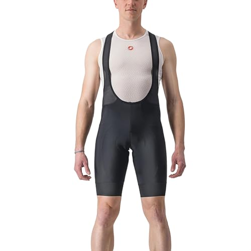 CASTELLI Entrata 2 Bib Short - Men's, Black, L