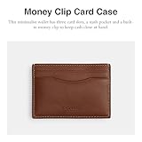 COACH Men's Money Clip Card Case, Redwood, One Size