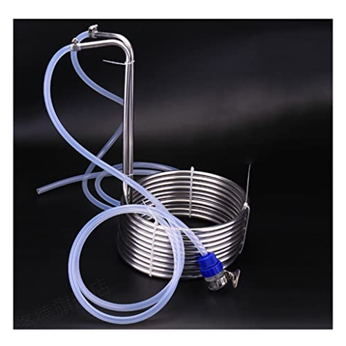 10mm*8m Immersion Chiller, Stainless Steel Tube Wort Cooling Coil, Homebrew Craft Beer Tools, Reducing Liquid Temperature Equipment