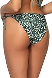 Sunsets California Dreamin Women's Swimsuit Side Tie String Bikini Bottom, Catwalk, Medium