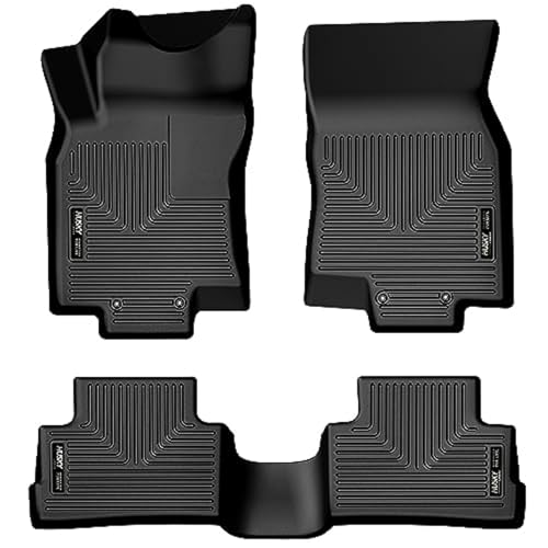 Husky Liners Weatherbeater Floor Mats | Fits 2017-2022 Nissan Rogue Sport | Front & 2nd Row, 2-pc Black - 99451