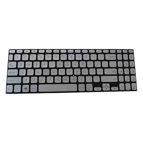 wangpeng® New Silver US Keyboard for Asus VivoBook S15 S530 Silver Keyboard