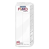 FIMO Soft 454g Polymer Modelling Clay - Oven Bake Clay - Black and White Set