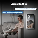 MOES Smart Home Touchscreen Control(1-Switch Panel), In-wall Smart Panel with Alexa Built-in, Compatible with Smart Life devices, Manage and Control Home Devices and Scenes with Touch and Voice