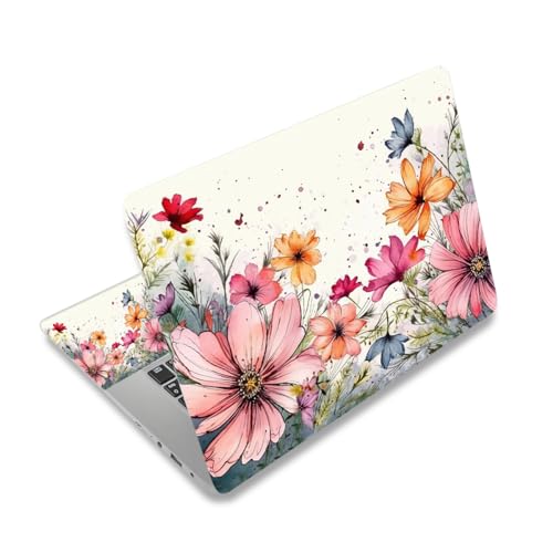 ArtSo Laptop Skin Sticker Decal,16.5 17 17.3inch Laptop Netbook PC Notebook Universal Vinyl Reusable Skin Sticker Cover Personalized Art Case Protector, Flowers Plants